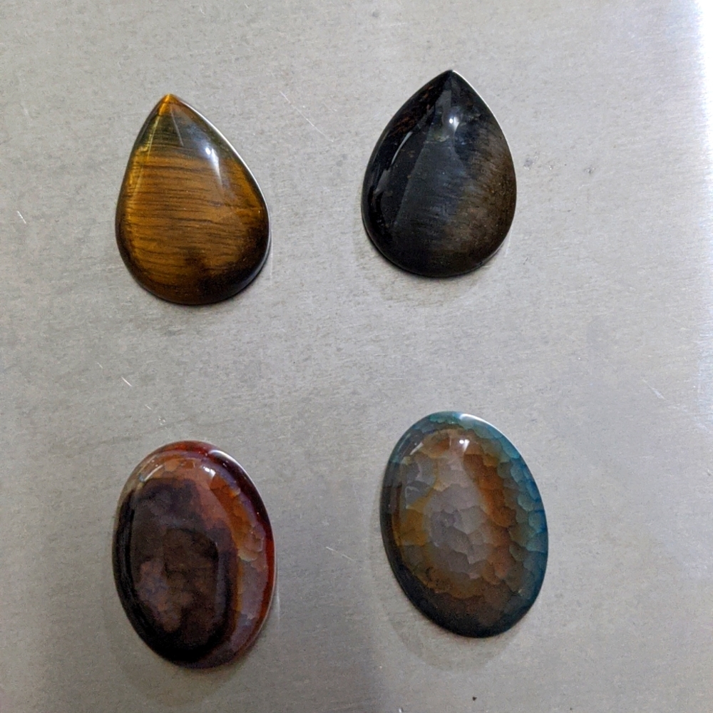amulet stones gems Tigers Eye Blue Dragon Veins Eye of the Dragon RARE